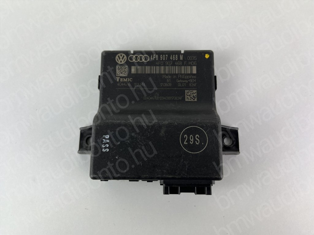 AUDI A6 C6 (4F2) Gateway elektronika (4F0907468M) 1. kép