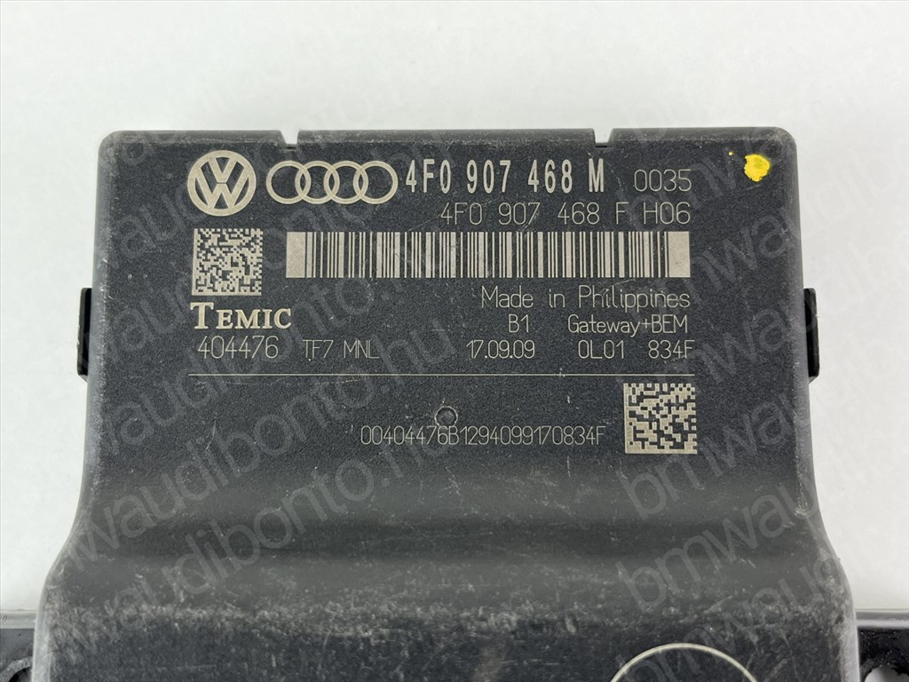 AUDI A6 C6 (4F2) Gateway elektronika (4F0907468M) 2. kép