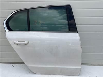 12864 Skoda Superb II. 2009-2015 Jobb hátsó Ajtó Fehér sedan