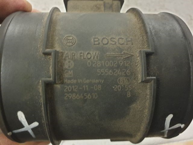 Opel Astra J 2.0 CDTI Légtömegmérő a20dth a20dte a20dt 55562426 3. kép