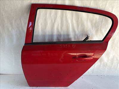 13236 Opel Astra H Bal hátsó Ajtó Piros 5 ajtós