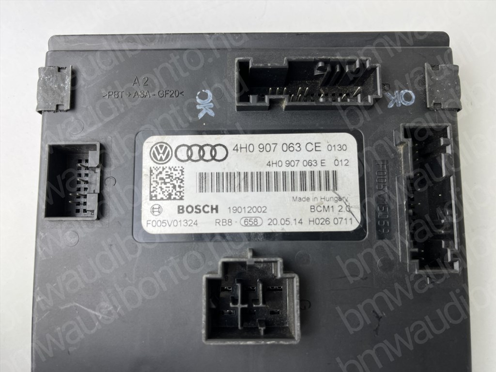 AUDI A6 C7 (4G2, 4GC) Komfort vezérlőegység/modul (4H0907063CE, 4H0907063BP, 4H0907063CC, 4H0907063CD, 4H0907063CF) 2. kép