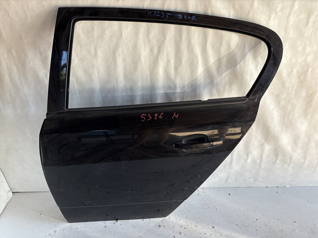 13235 Opel astra H Bal hátsó Ajtó Fekete Z20r 5 ajtós 1. kép