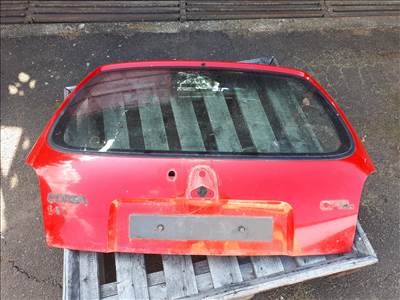 Opel Corsa B Piros 3 ajtós csomagtérajtó üveggel  ( színkód nincs )