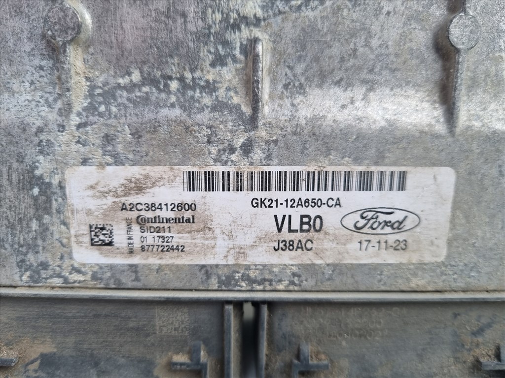 Ford Transit Custom Mk1 motorvezérlő elektronika  gk2112a650ca a2c38412600 2. kép