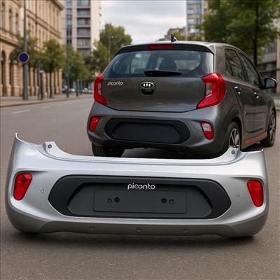 Kia Picanto (JA) hátsó lökhárító  86611g6000 86611g6050