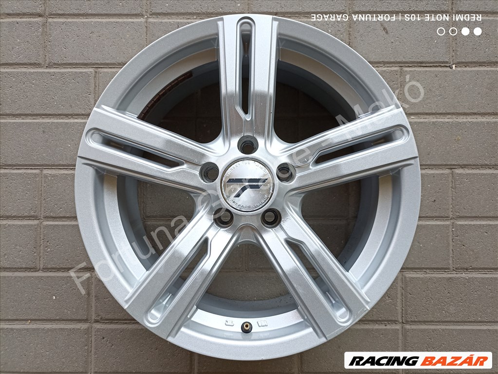 5x114,3 17" TFT 'Vanadium' Silver használt alufelni garnitúra 6. kép