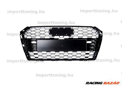 Audi A4 B9 2016-2019 Fényes Fekete PDC Hűtőrács