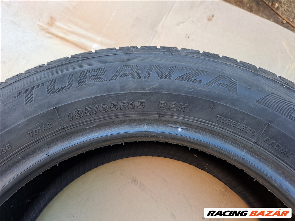 2db 185/65 R15 Bridgestone Turanza T001 Nyári gumi eladó!! ára! 7000Ft/db : 5mm minta 5. kép