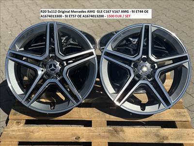 R20 5x112 Original Mercedes AMG GLE C167 V167 AMG gyári alufelnik felnik