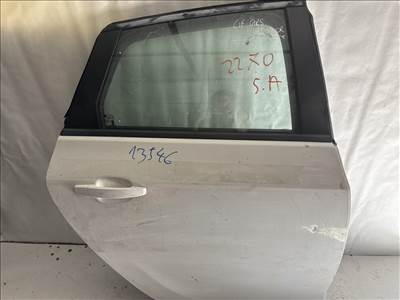 13546 Opel Astra J Jobb hátsó Ajtó Fehér 5 ajtós