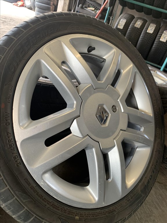  Renault Louxor gyári alufelni szett 4x100 6,5x17" ET49 Scenic Megane Grand Scenic 2. kép