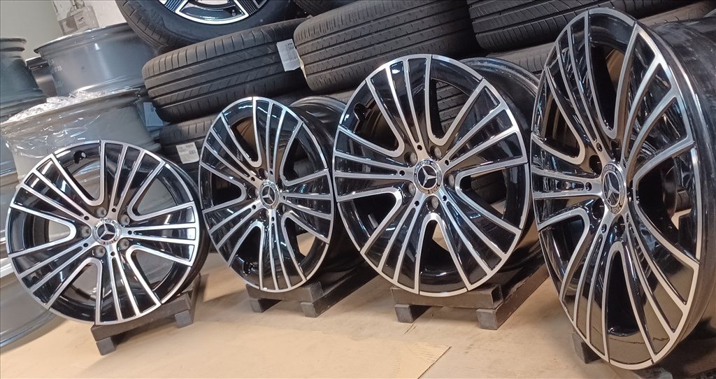 Gyári Mercedes W214 E klasse alufelnik 5x112 8x18 ET32,5 4db 8. kép