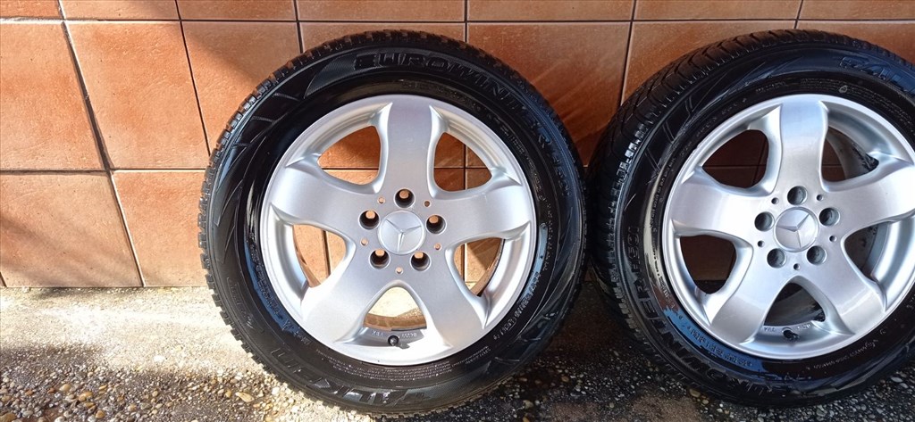 MERCEDES E 16" ALUFELNI 5X112 TÉLI 225/55R16 GUMIVAL OLCSÒN!! 4. kép