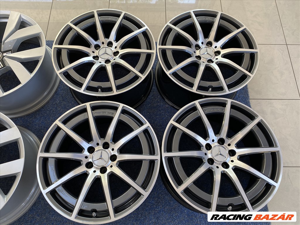 (3711) Mercedes 19 gyári alufelni felni, 5x112, E63 AMG 4. kép