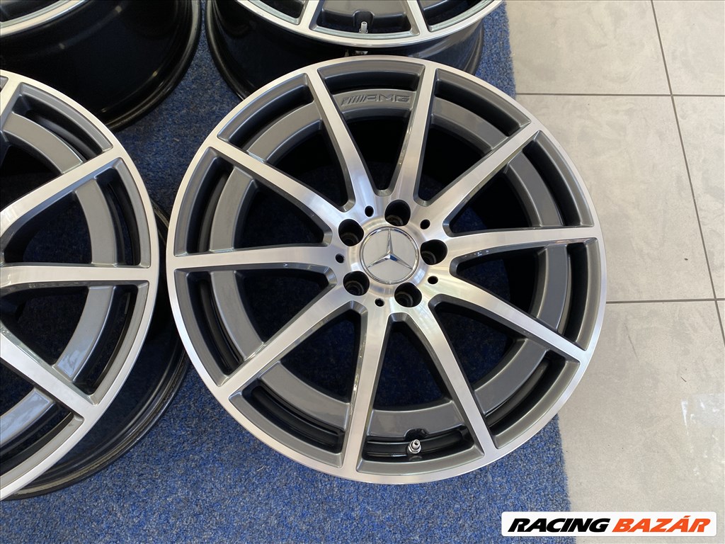 (3711) Mercedes 19 gyári alufelni felni, 5x112, E63 AMG 5. kép
