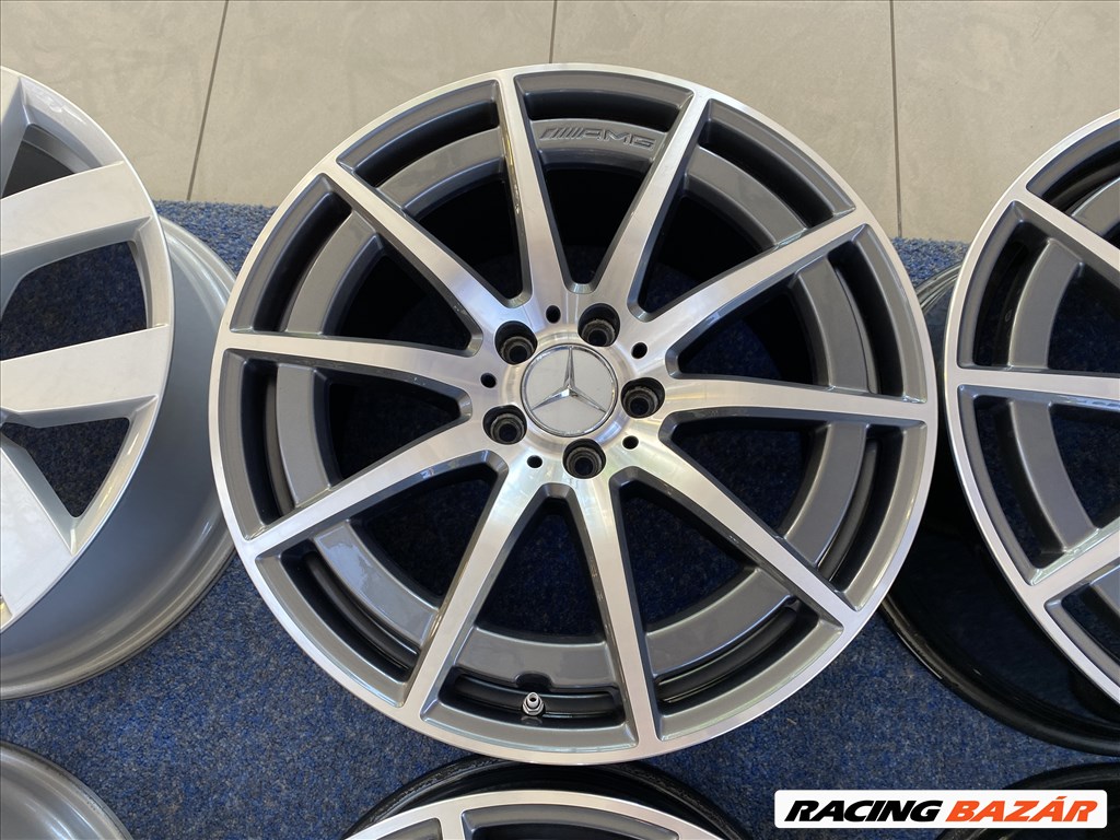 (3711) Mercedes 19 gyári alufelni felni, 5x112, E63 AMG 8. kép