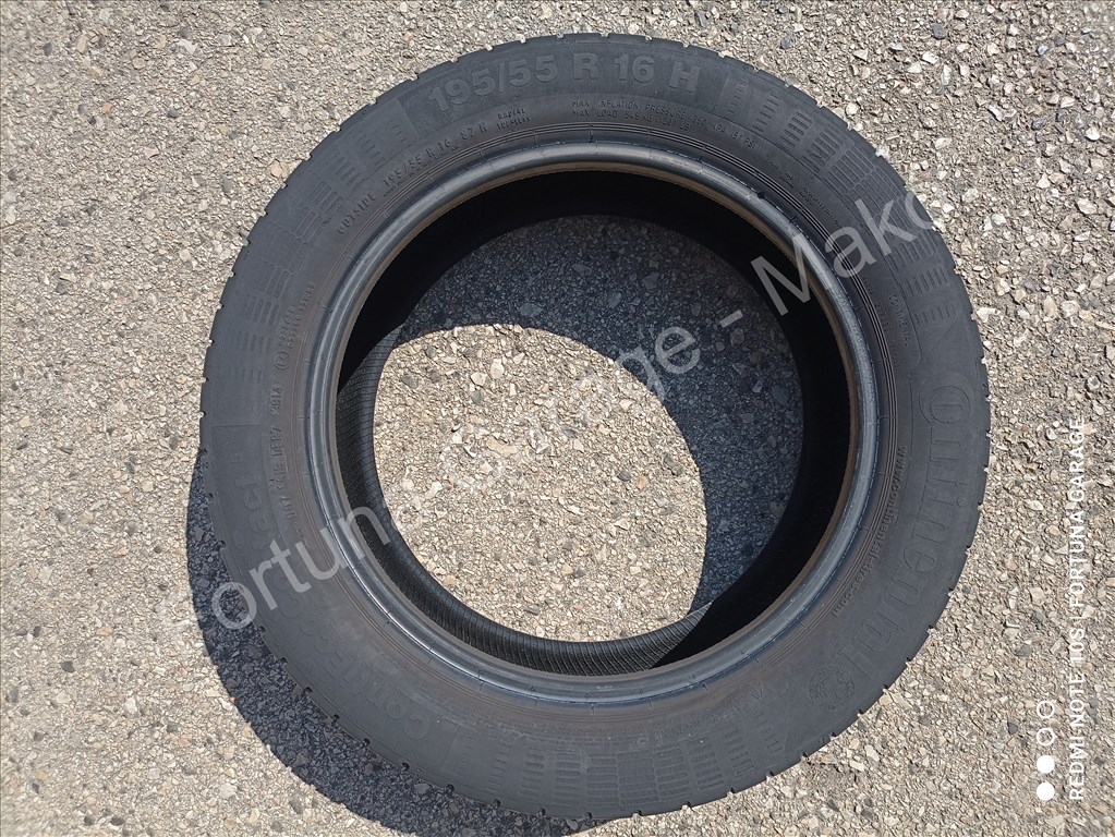 195/55 R16" Continental EC5 használt nyári gumik 3. kép