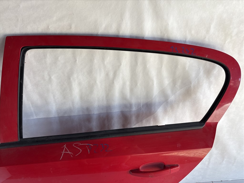 13232 Opel Astra H Bal hátsó Ajtó Piros 5 ajtós 2. kép