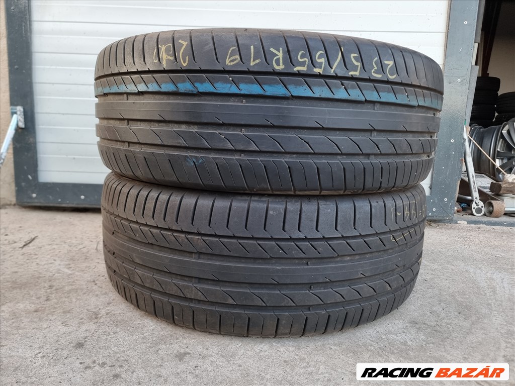 235/55R19 Continental 2db nagyon jó állapotban eladó! 3. kép