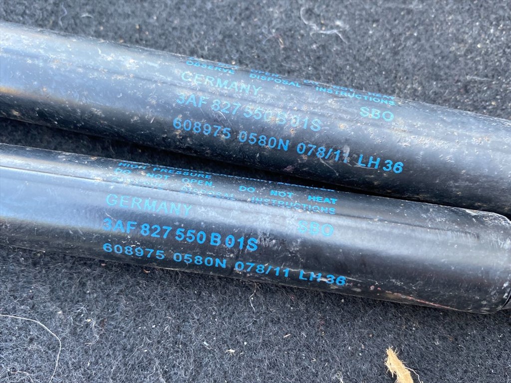 VW PASSAT Variant 365 Gázrugós Kitámasztó Teleszkóp Pár Csomagtérajtó 3. kép