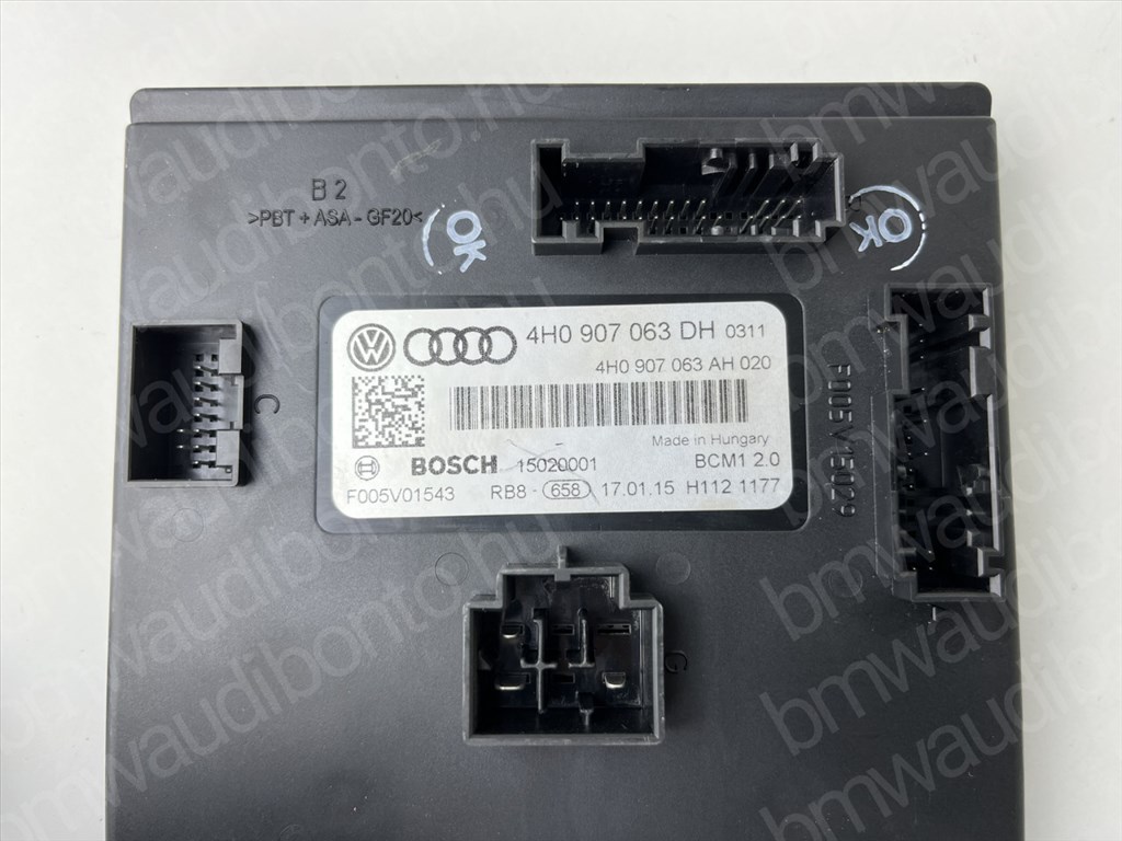 AUDI A6 C7 (4G2, 4GC) Komfort vezérlőegység/modul (4H0907063DH) 2. kép