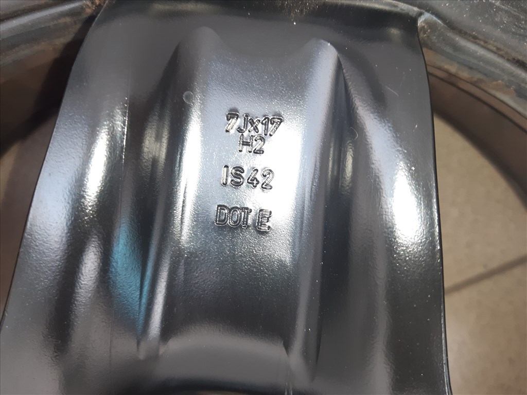  1 vagy 2 db Opel gyári struktur lemezfelni 7x17 ET42 Astra  4. kép