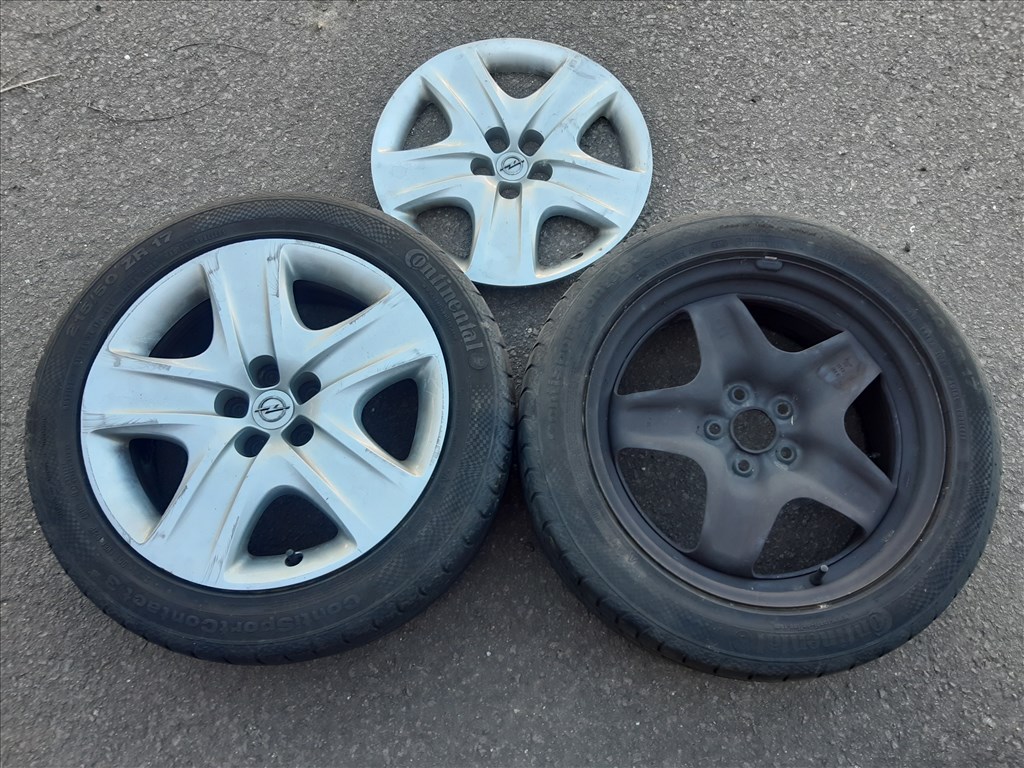  1 vagy 2 db Opel gyári struktur lemezfelni 7x17 ET42 Astra  6. kép