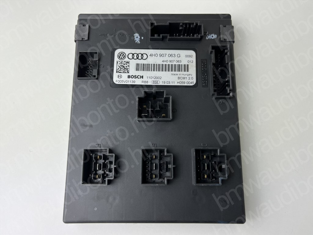 AUDI A6 C7 (4G2, 4GC) Komfort vezérlőegység/modul (4H0907063G) 1. kép