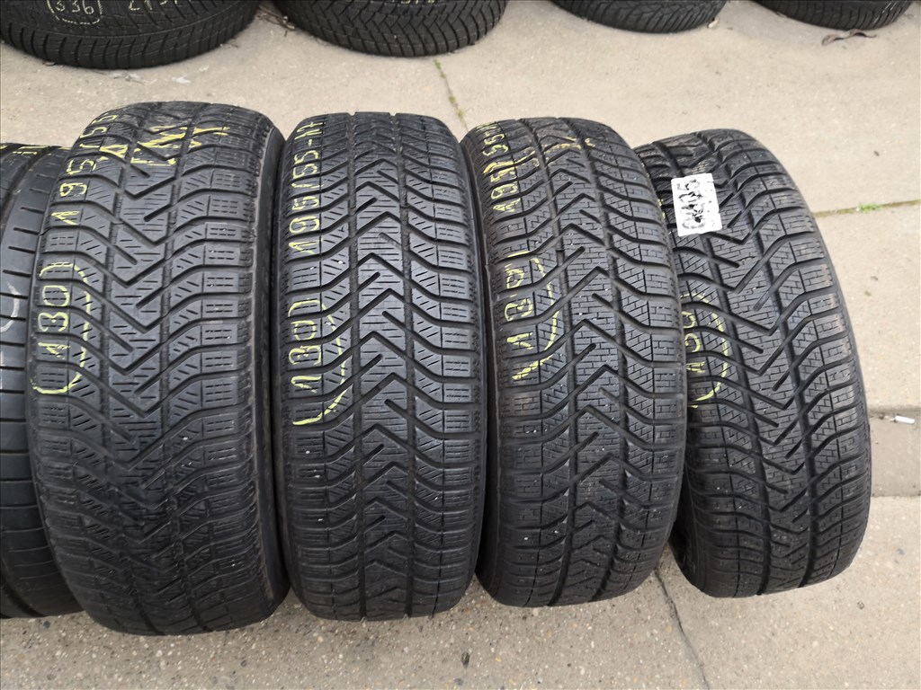 195/55 R17 Pirelli téli gumi 77000ft a 4db/130/ 5. kép