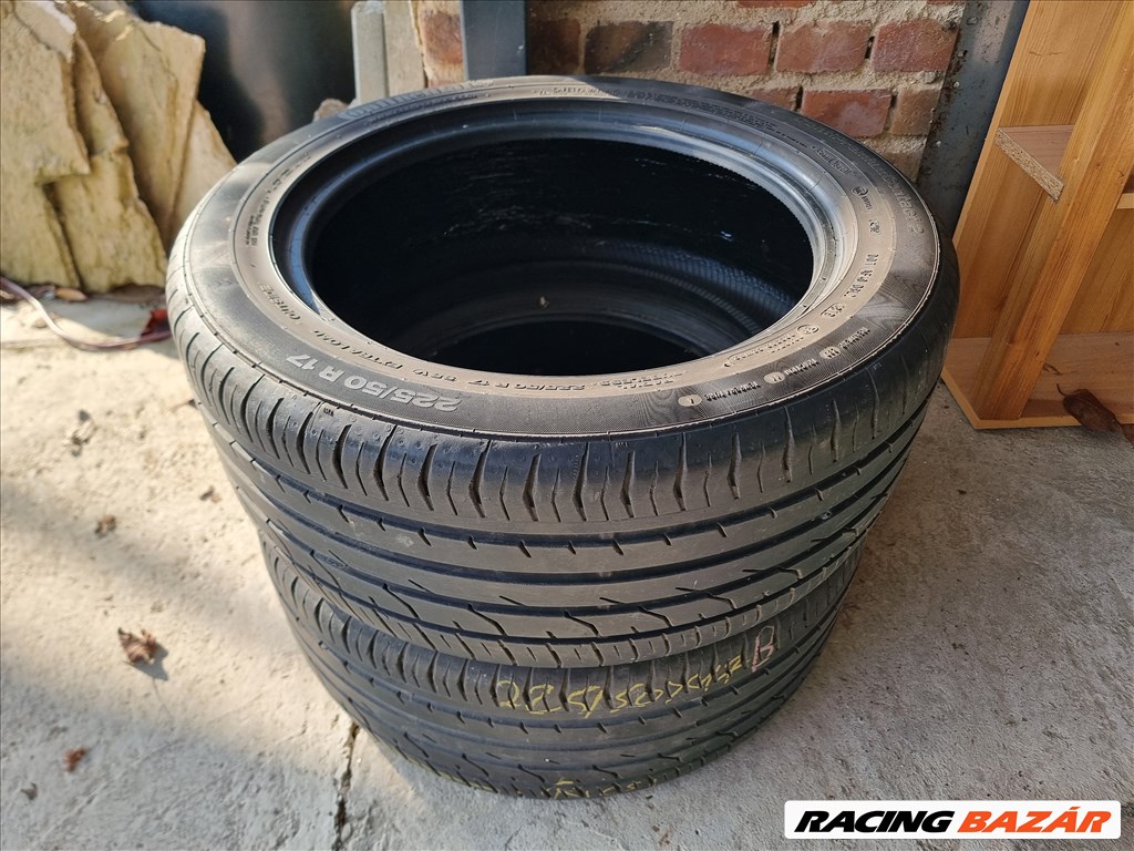 225/50R17 Continental gumi 2db szinte újszerű állapotban eladó! 2. kép