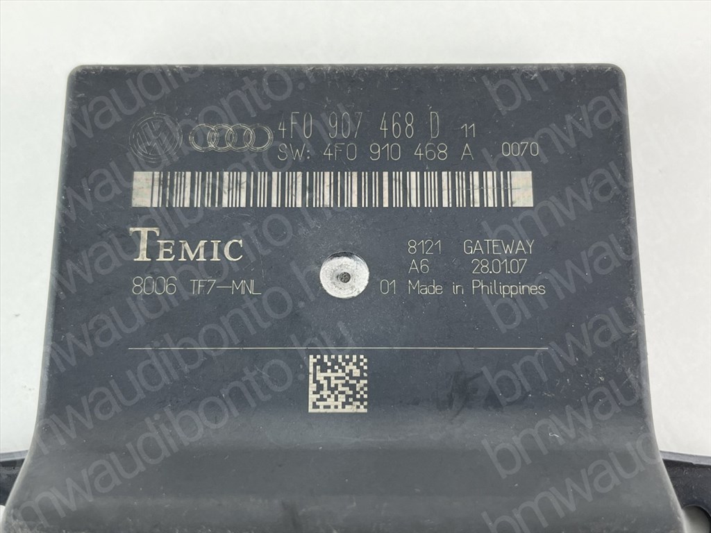 AUDI A6 C6 (4F2) Gateway elektronika (4F0907468D) 2. kép