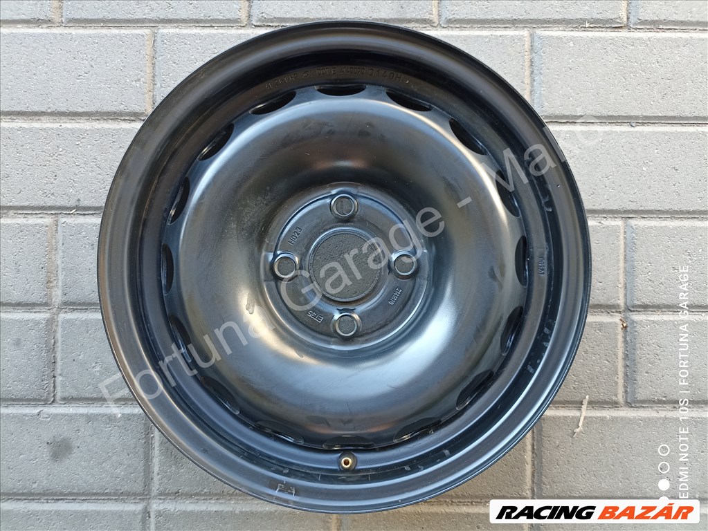 4x100 14" Toyota / Citroen / Peugeot újszerű lemezfelni garnitúra (639) 5. kép