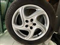5x114.3 lyukosztású 17" használt alufelni, rajta 125/60 használt Kumho téli gumi gumi