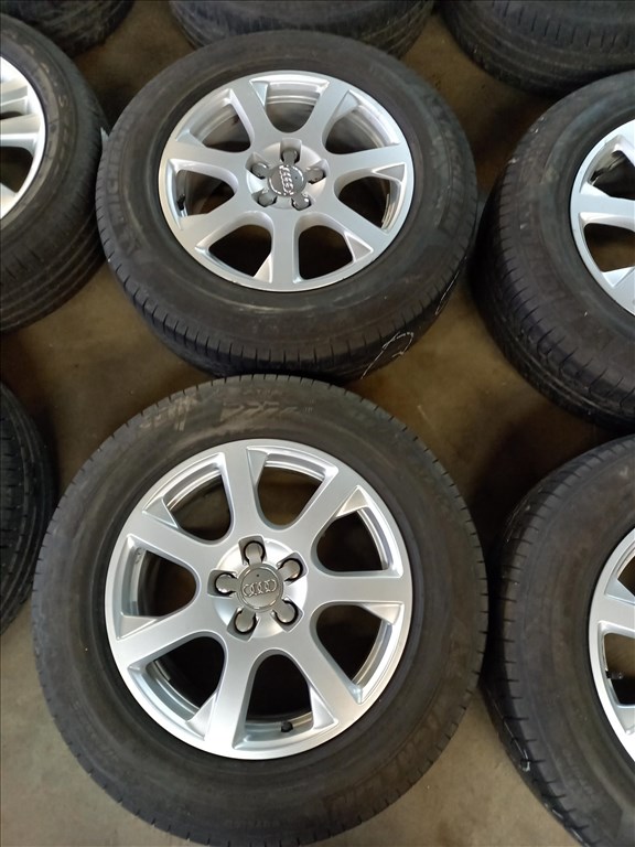 Audi Q5 Nyári szett gyári alufelni 8x17 5x112 235/65R17 michelin sxx4 2. kép