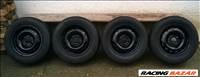 Eladó 4db 14-es 4x108-as Peugeot-Citroen lemezfelni 185/65R14 új Nokian-Riken téli gumival