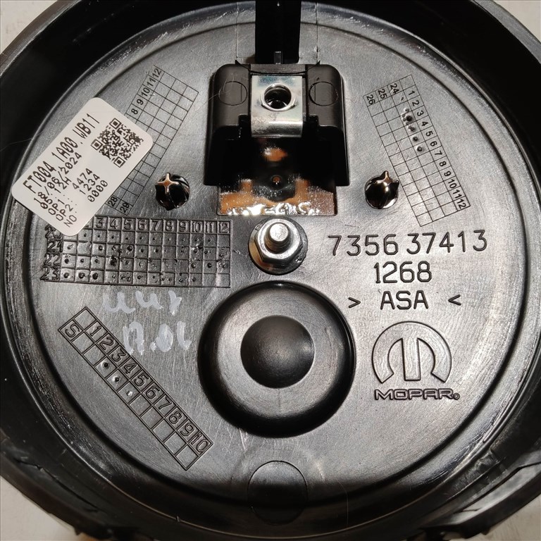 Fiat 500 Fl 2015- gyári új első embléma tartó, emblémával 735642280 2. kép