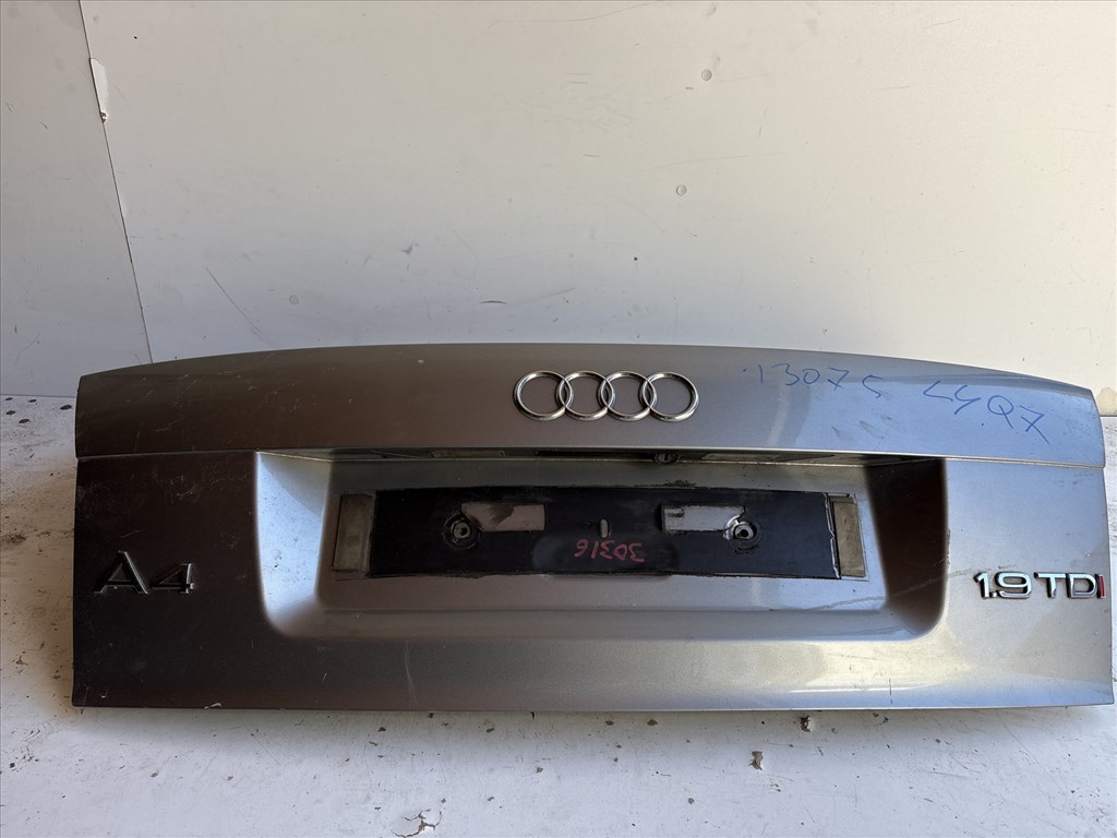 13075 Audi A4 B6 2000-2004 Csomagtérajtó    Szürke 3. kép