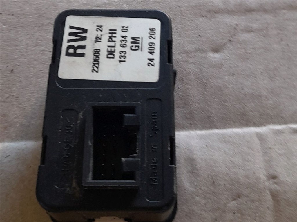 Opel Astra G Bal első Ablakemelő Kapcsoló 2774 ,  24409206 13363402 2. kép