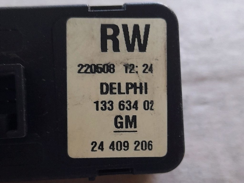 Opel Astra G Bal első Ablakemelő Kapcsoló 2774 ,  24409206 13363402 3. kép