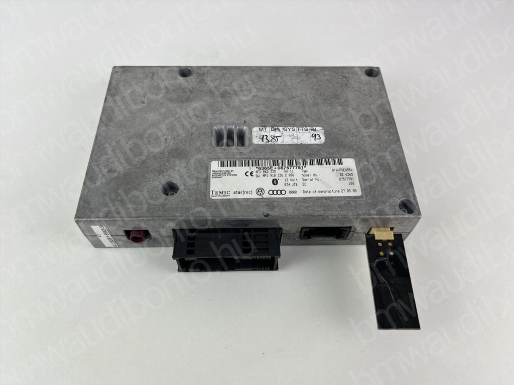 AUDI A6 C6 (4F2) Bluetooth vezérlőegység modul (4F1862335) 1. kép