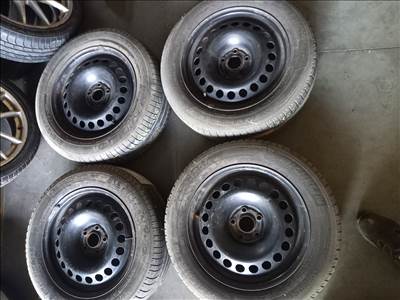 Opel astra J 5x105-as 6.5x16" haszn  lemezfelni 205/55 használt Michelin nyári gumi sxx4