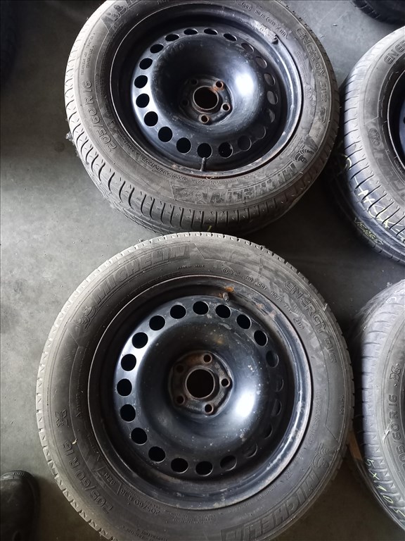 Opel astra J 5x105-as 6.5x16" haszn  lemezfelni 205/55 használt Michelin nyári gumi sxx4 2. kép