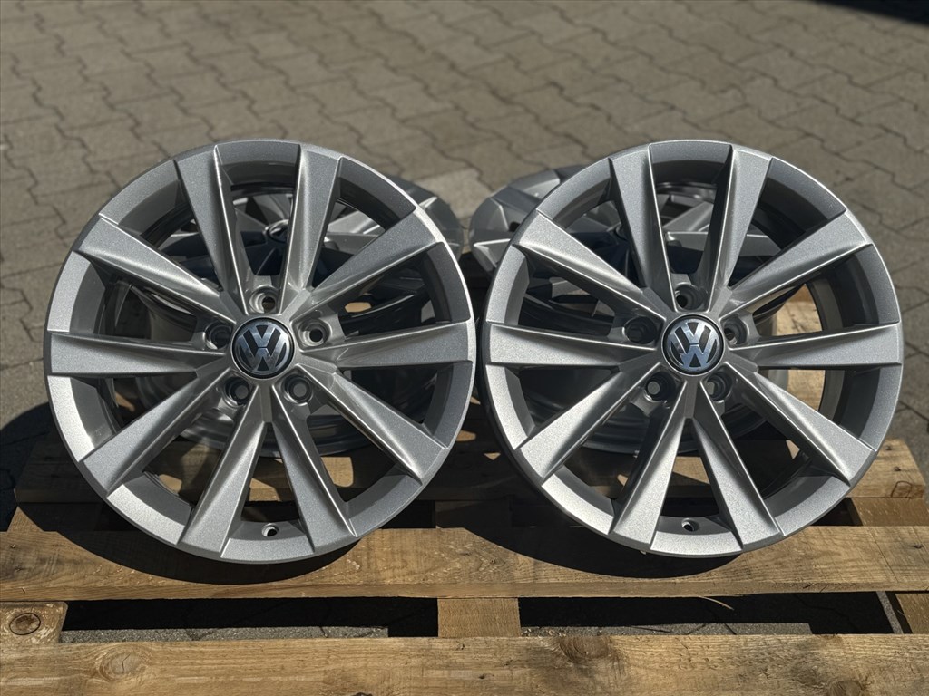 R17 5x112 Original Volkswagen VW Golf 6 VI 7 VII Valley Sport gyári alufelnik felnik 5. kép
