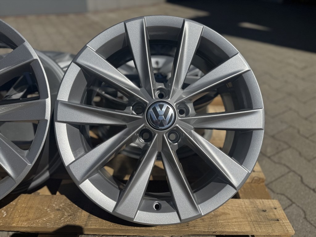 R17 5x112 Original Volkswagen VW Golf 6 VI 7 VII Valley Sport gyári alufelnik felnik 6. kép
