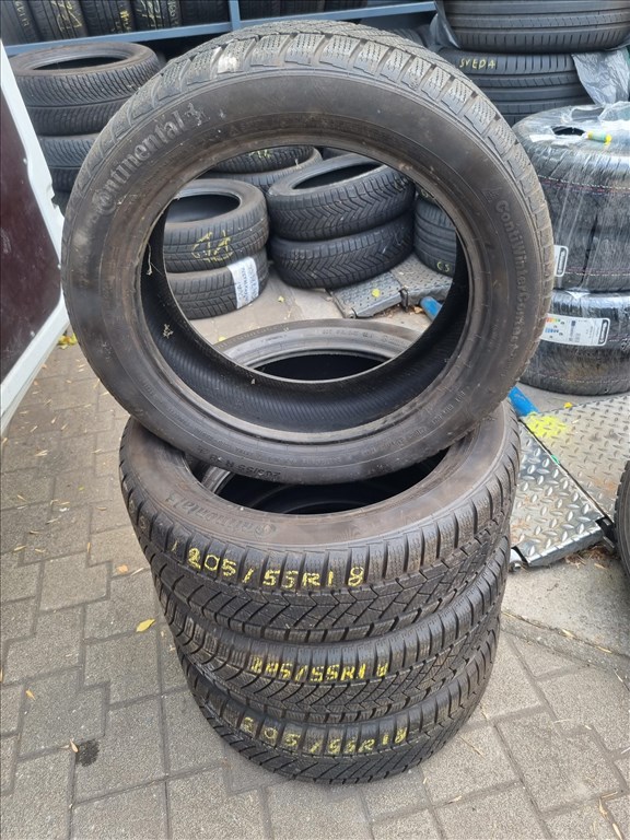  205/5518" újszerű Continental Contiwintercontact TS830P téli gumi 4db  2. kép