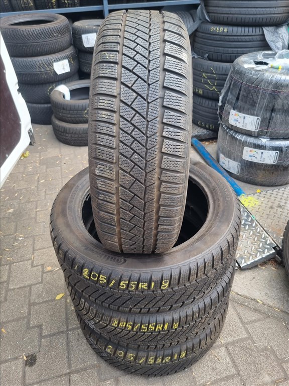  205/5518" újszerű Continental Contiwintercontact TS830P téli gumi 4db  3. kép