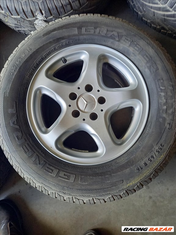 Mercedes W163 5x112-as 8x16" (gyári felni) alufelni, 255/65 használt General Tyre nyári gumi sxx3 3. kép