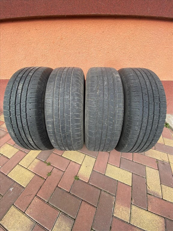  5x100 lyukosztású 16" használt Subaru alufelnik, rajtuk 215/65 használt Continental nyári gumik 6. kép