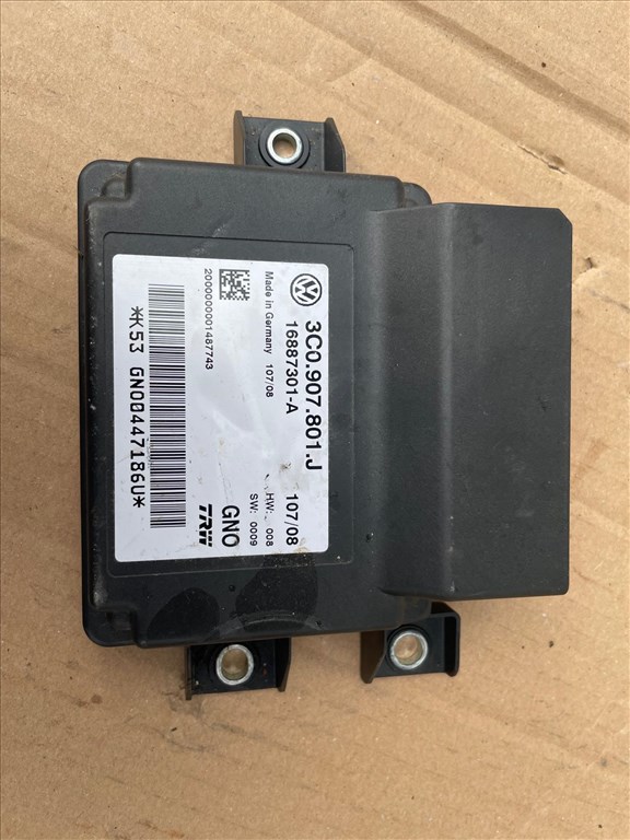 Volkswagen Passat B6 Kézifék elektronika Kézifék vezérlő modul 3C0907801 J 1. kép